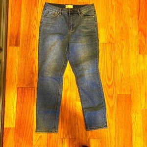 Free people skinny crop jeans